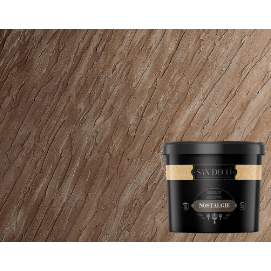 San Deco - Nostalgie Finish - Antik Taş Efektli Dekoratif kaplama Son Kat Boyası