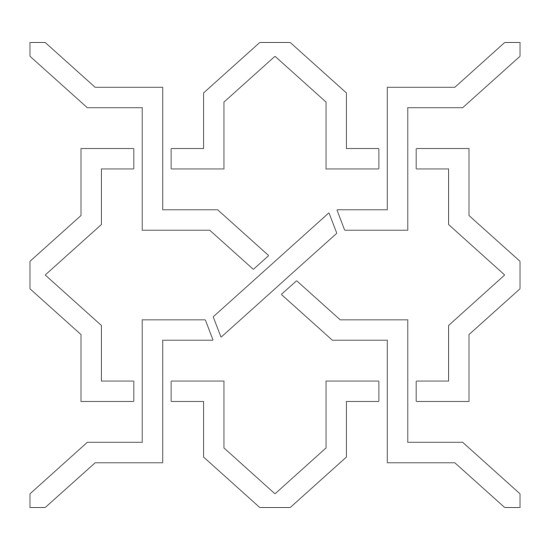 San Deco - Sonsuzluk - Dekoratif Desen Kalıbı