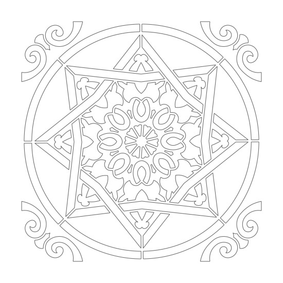 San Deco - Süs - Dekoratif Desen Kalıbı