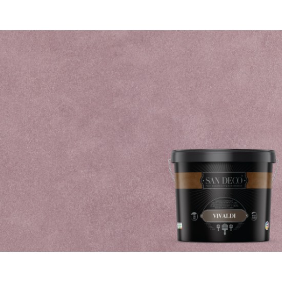 San Deco - Vivaldi - Kadife Dokulu ve Metalik Sedef Efektli Dekoratif Kaplama