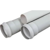 Ø 100 mm anma çaplı, Sert PVC plastik içme suyu borusu, 16 atmosfer basınç dayanımlı, geçme muflu