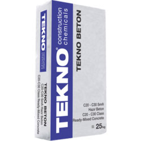 Tekno Yapı Kimyasalları - Teknobeton - Normal Priz Alan C20 Sınıfı Hazır Beton