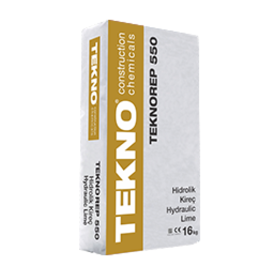 Tekno Yapı Kimyasalları - Teknorep 550 - Doğal Hidrolik Kireç
