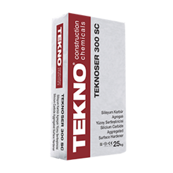 Tekno Yapı Kimyasalları - Teknoser 300 SC - Silisyum Karbür Kırmızı Renkte Yüzey Sertleştirici